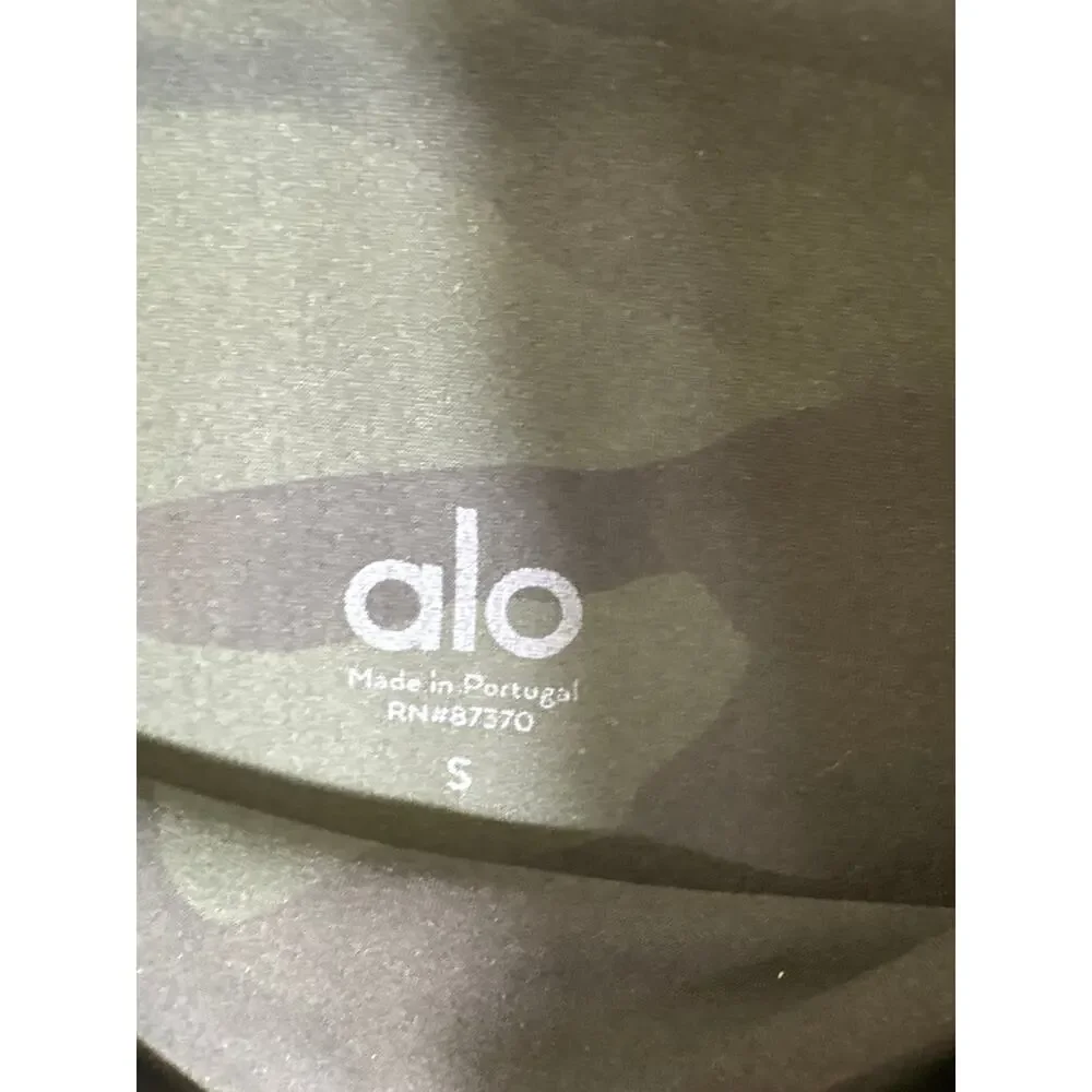 Alo Yoga Dark Gray Camo Athletic Leggings Sz S